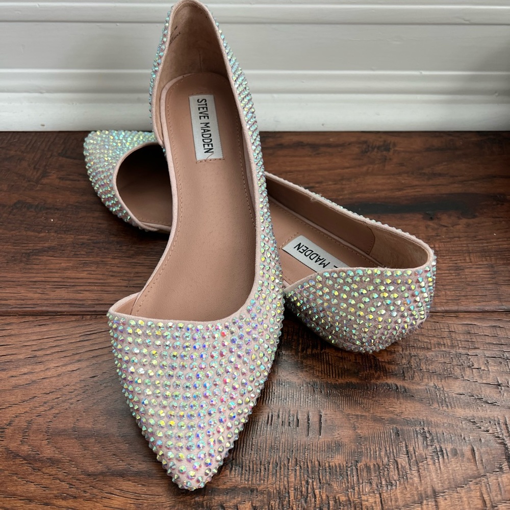 Steve Madden Rhinestone Flats
